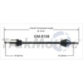 Surtrack Axle Cv Axle Shaft, Gm-8108 GM-8108